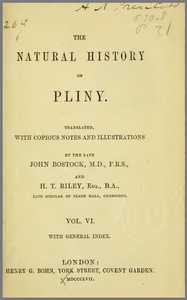 The Natural History of Pliny